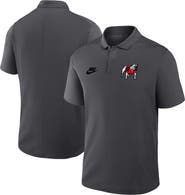 Nike Men's Nike Anthracite Georgia Bulldogs Primetime Victory Legacy Vault Logo Performance Polo