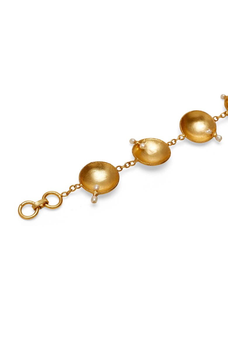 Vitr Bracelet, Alternate, color, Gold Plated