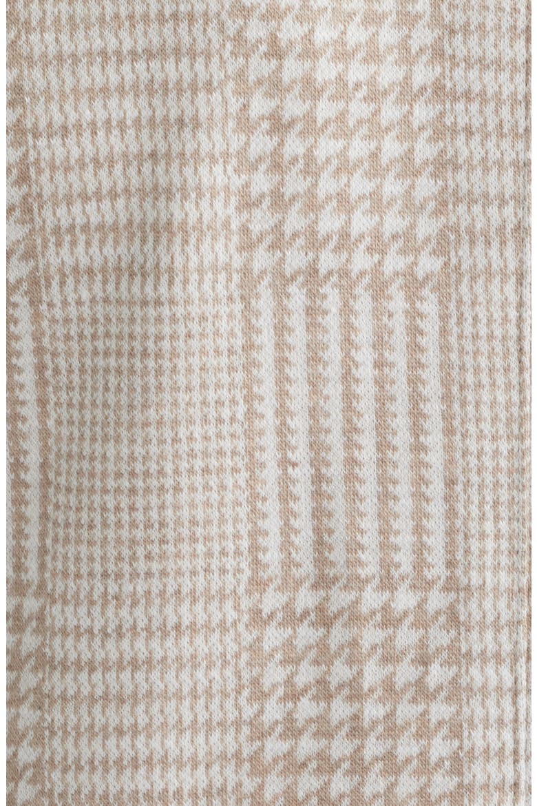 Prince of Wales Check Knit Cotton & Linen Sport Coat, Alternate, color, LIGHT BEIGE