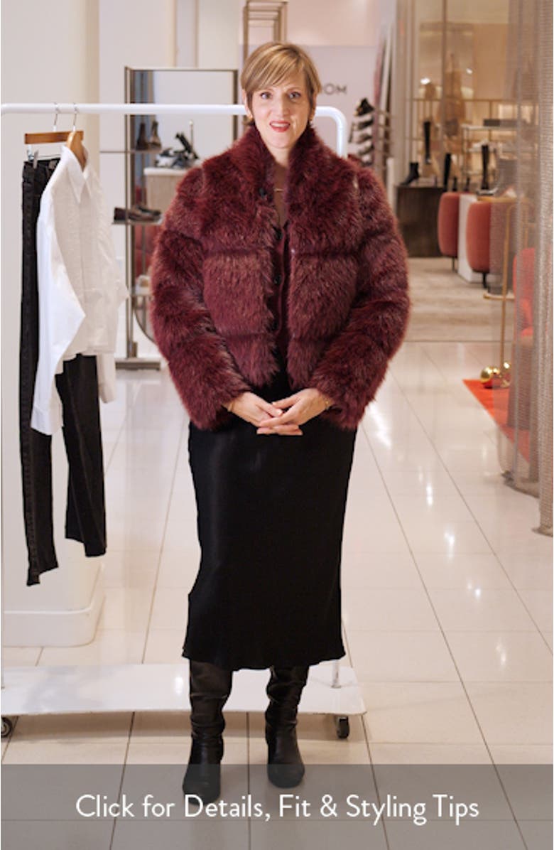 Sai Faux Fur Coat, sales video thumbnail