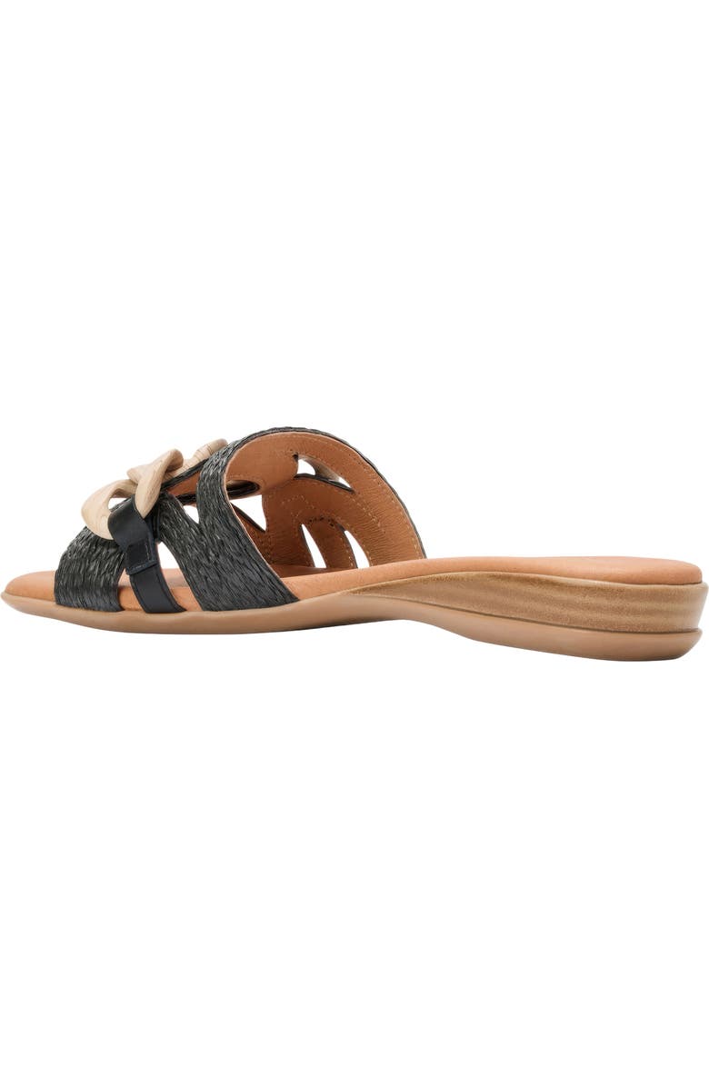 André Assous Neela Slide Sandal, Alternate, color, Black