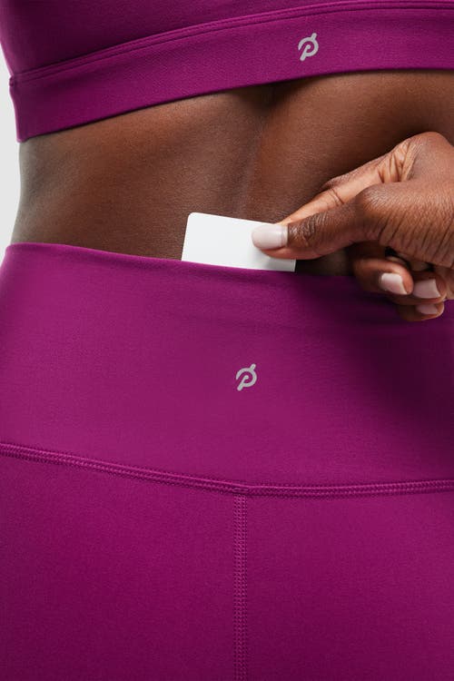 Peloton Cadent Laser Perforated Legging In Plum