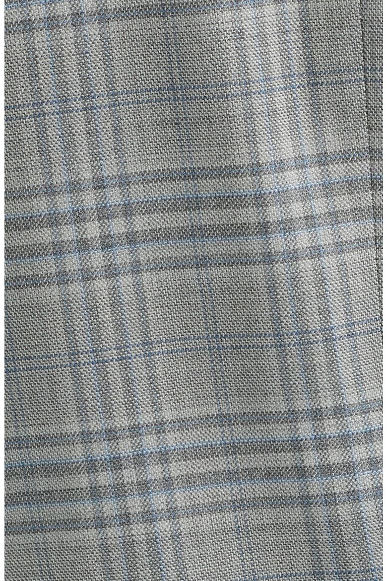 Hutson Slim Fit Plaid Sport Coat, Alternate, color, SILVER