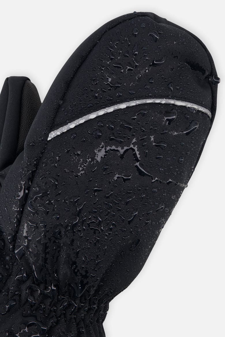 Play Grip Rubberized Waterproof Winter Mittens, Alternate, color, Noir