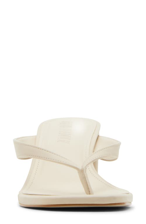 Steve Madden Dodie Block Heel Sandal In Bone Leather
