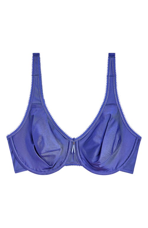 Wacoal Basic Beauty Full-figure Spacer Underwire T-shirt Bra In Blue