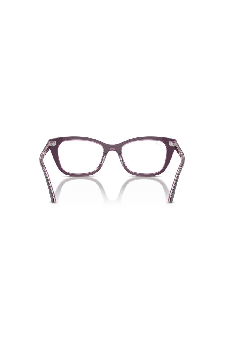 50mm Rectangle optical glasses, Alternate, color, Violet