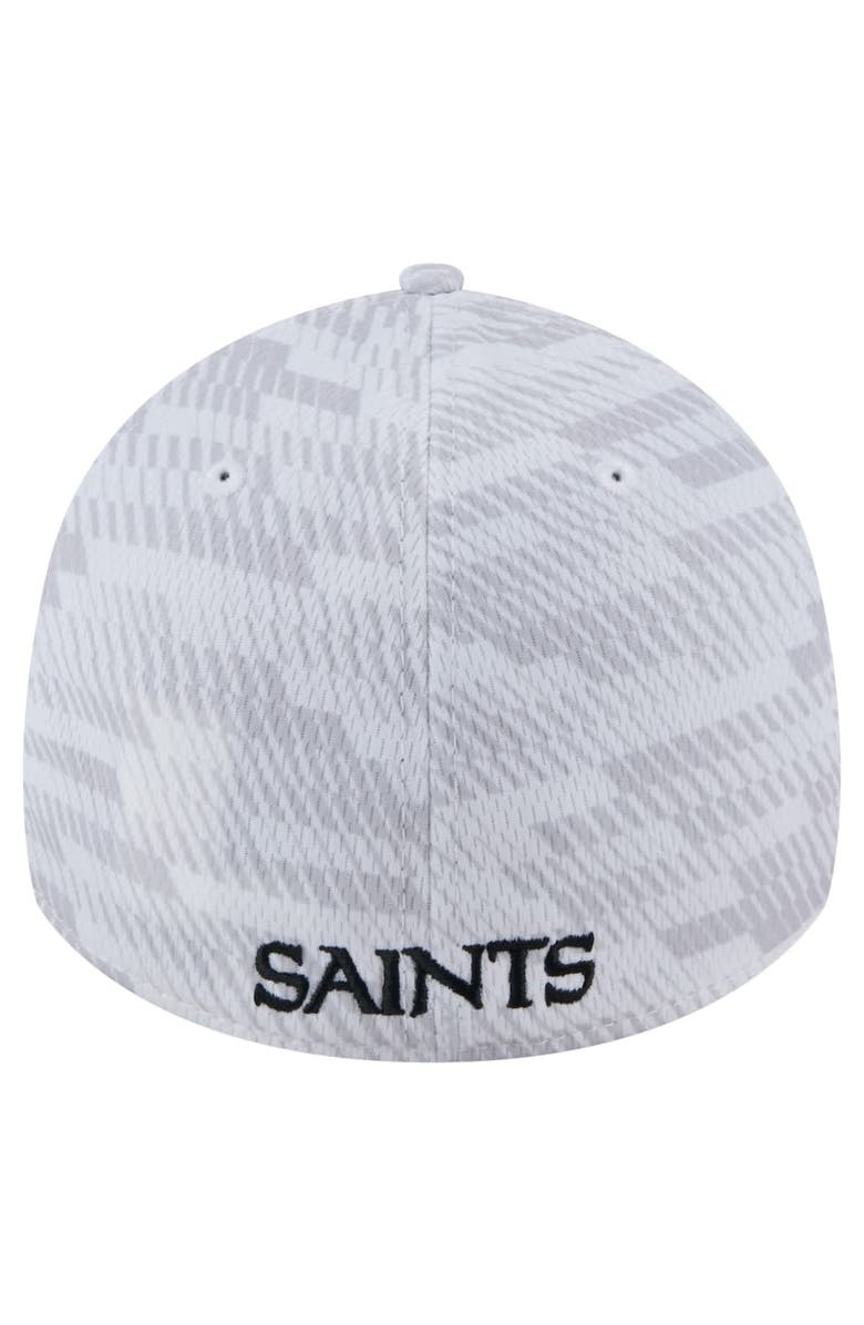 New Era Men's New Era  White New Orleans Saints Gameday Graded 39THIRTY Flex Hat, Alternate, color, 