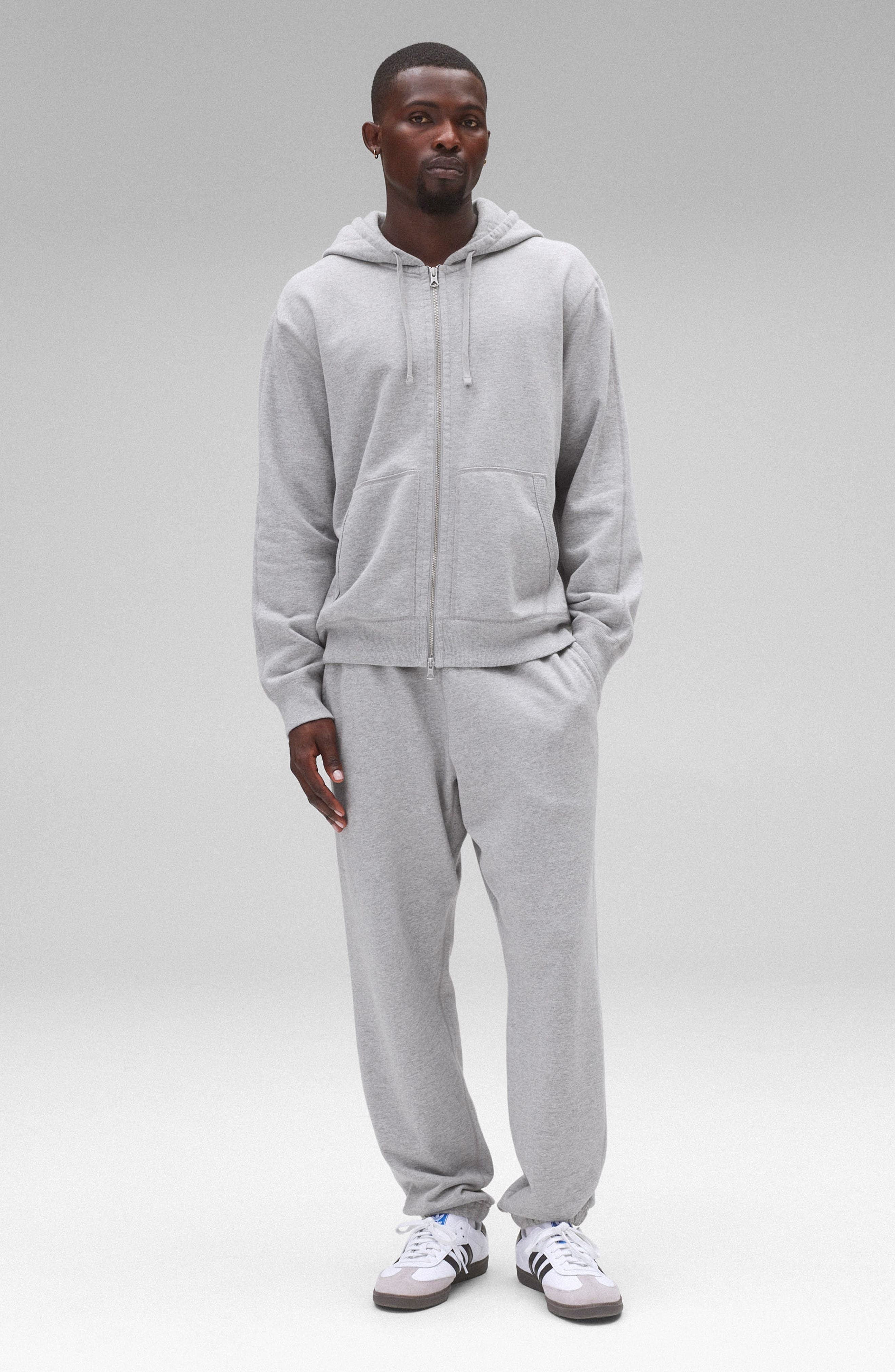 Midweight Terry Standard Full Zip Hoodie (Men) | Nordstrom