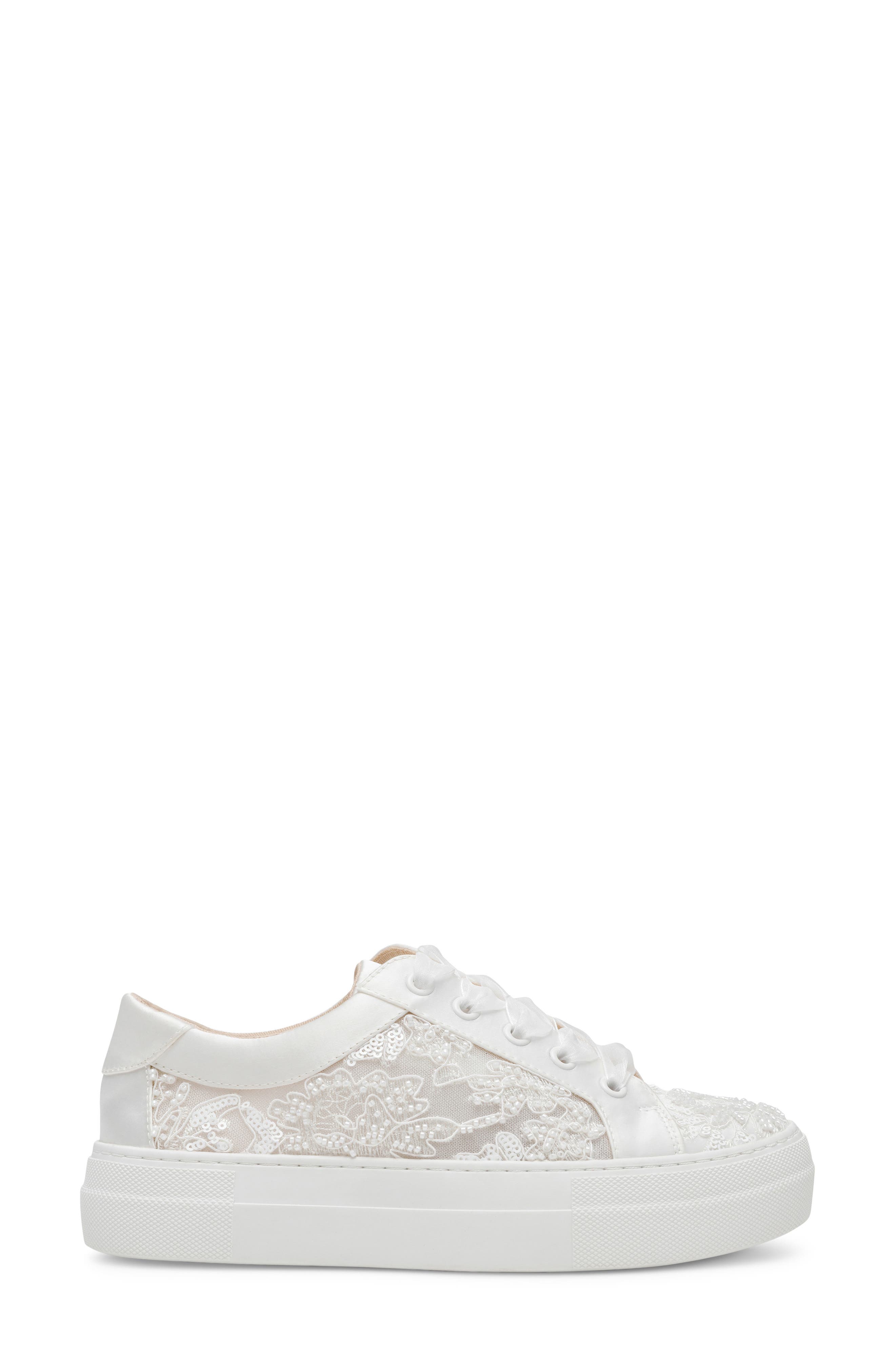 Theaa Platform Sneaker, Alternate, color, IVORY