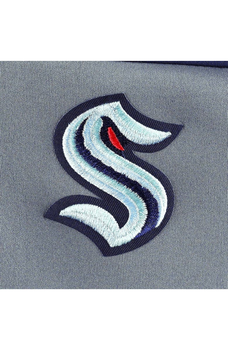 ANTIGUA Women's Antigua Deep Sea Blue/Gray Seattle Kraken Protect Full-Zip Jacket, Alternate, color, Navy