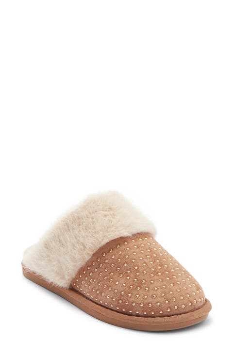 Marni Faux Fur Lined Scuff Slipper (Women)