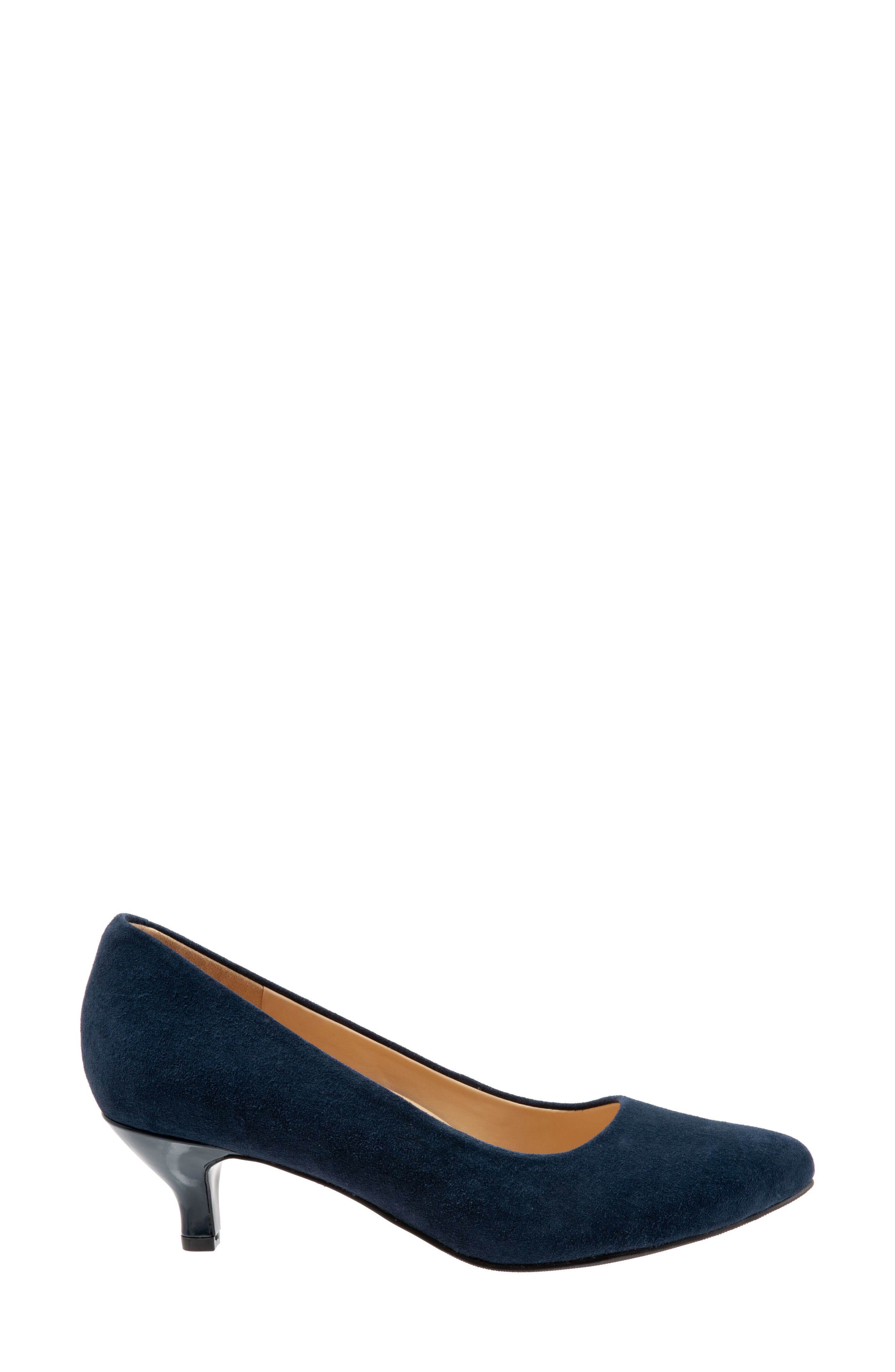 Kiera Pump, Alternate, color, NAVY SUEDE