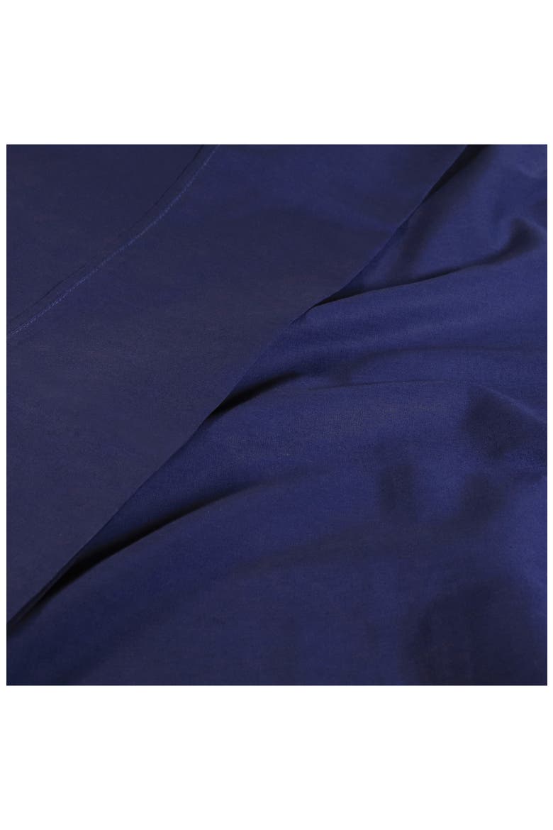 Solid 300 Thread Count Percale Sheet Set, Alternate, color, CROWN BLUE