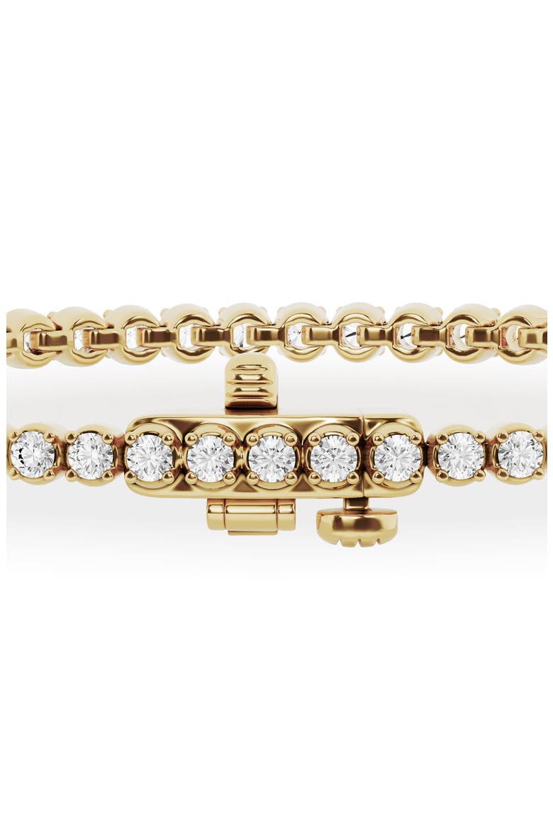 18K Gold Round Lab Created Diamond Tennis Bracelet - 1.94 ctw (Nordstrom Exclusive), Alternate, color, 18K YELLOW GOLD