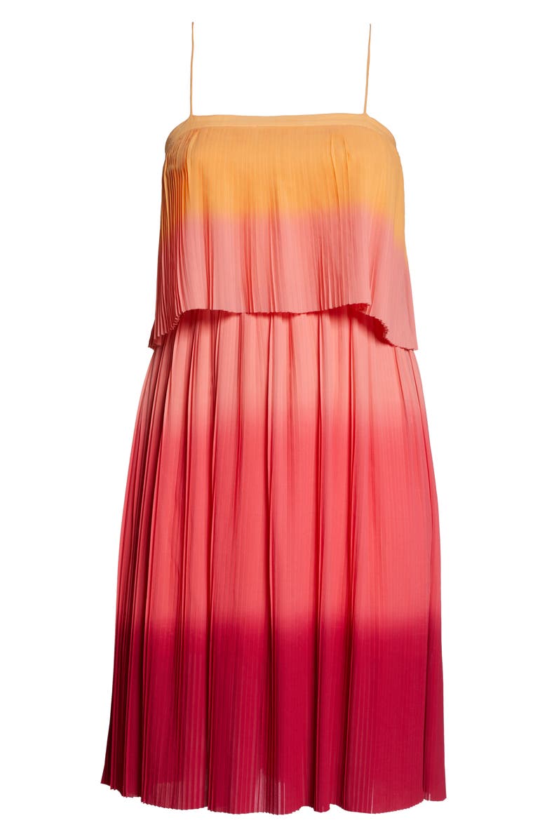 Leith Pleated Midi Dress, Alternate, color, 