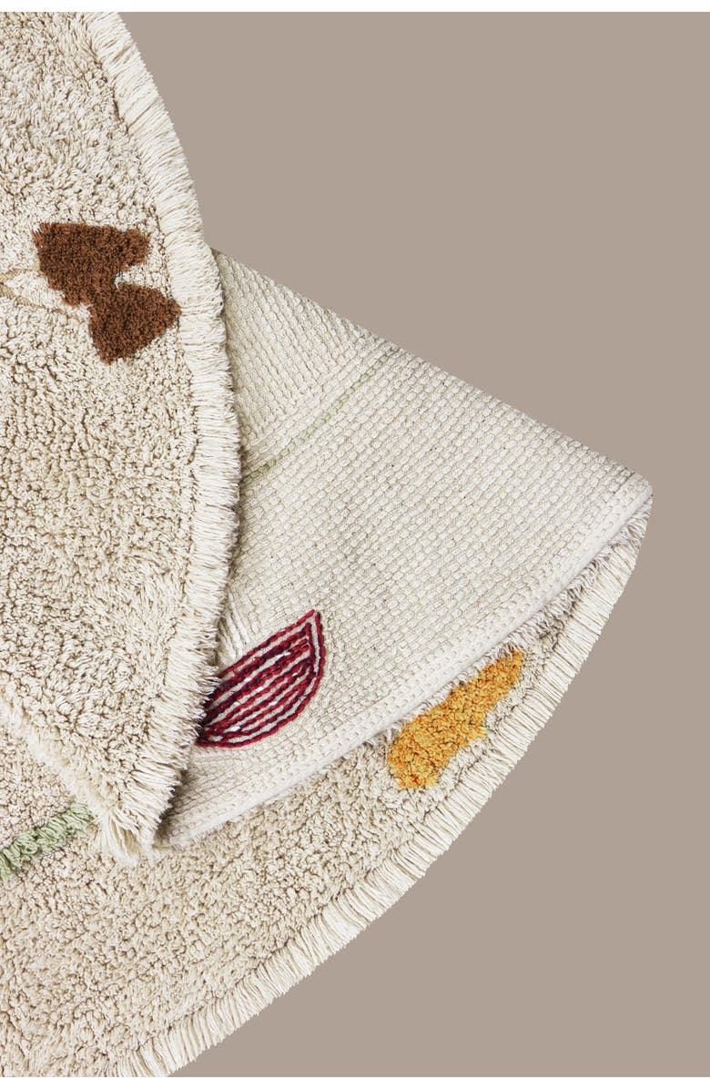 Lorena Canals Chanterelle Washable Area Rug, Alternate, color, Olive Natural Honey