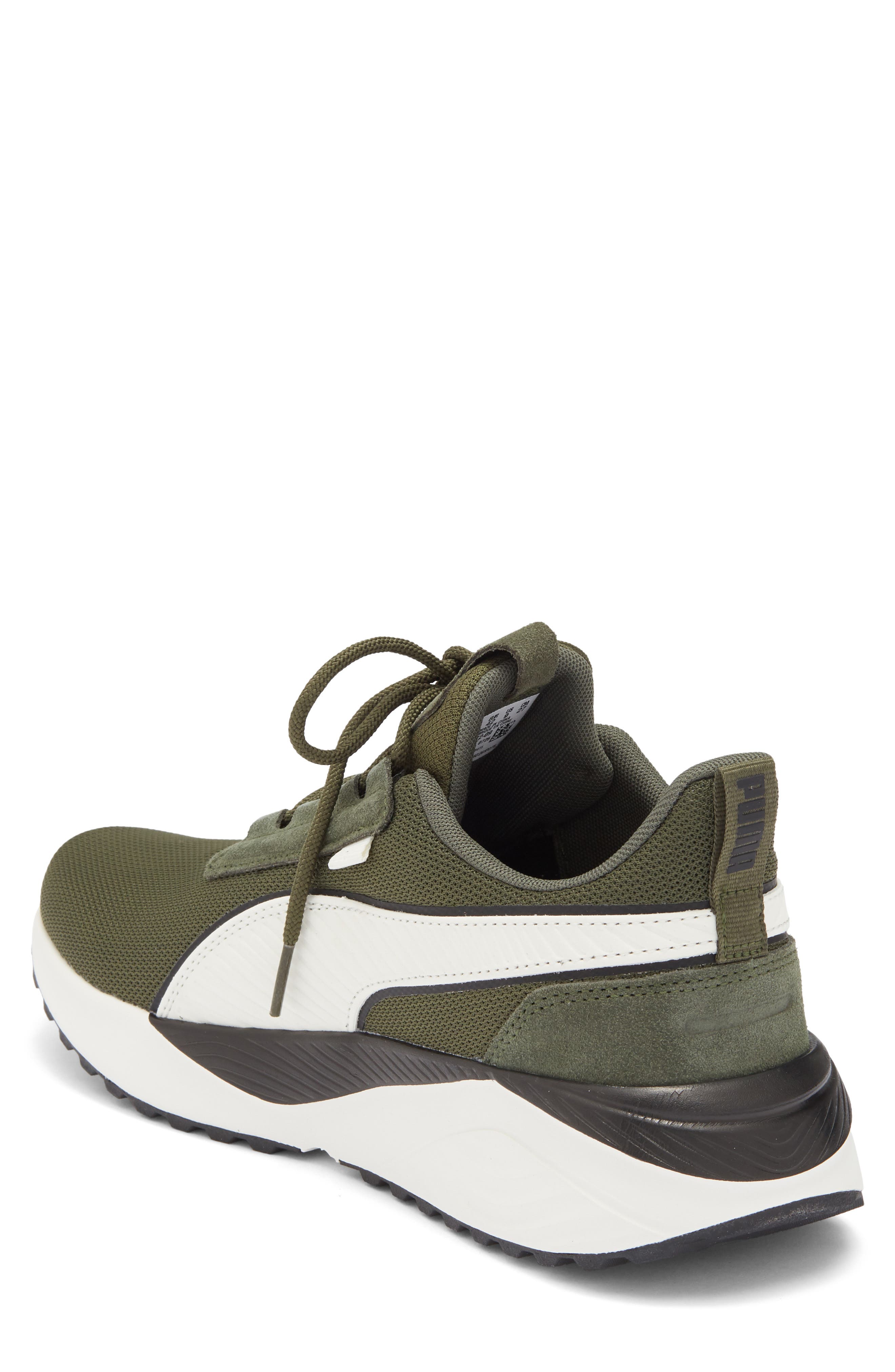 PUMA Pacer 23 Street Sneaker, Alternate, color, Green Moss/ Warm White/ Black