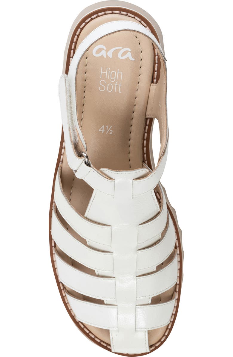 ara Phoenix Fisherman Sandal, Alternate, color, White Patent Leather