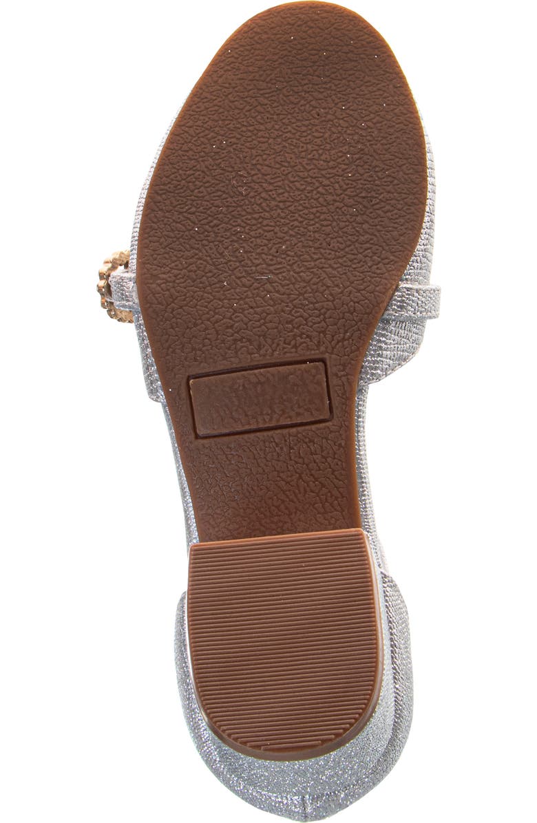 Badgley Mischka Collection Kids' Ankle Strap Pump, Alternate, color,