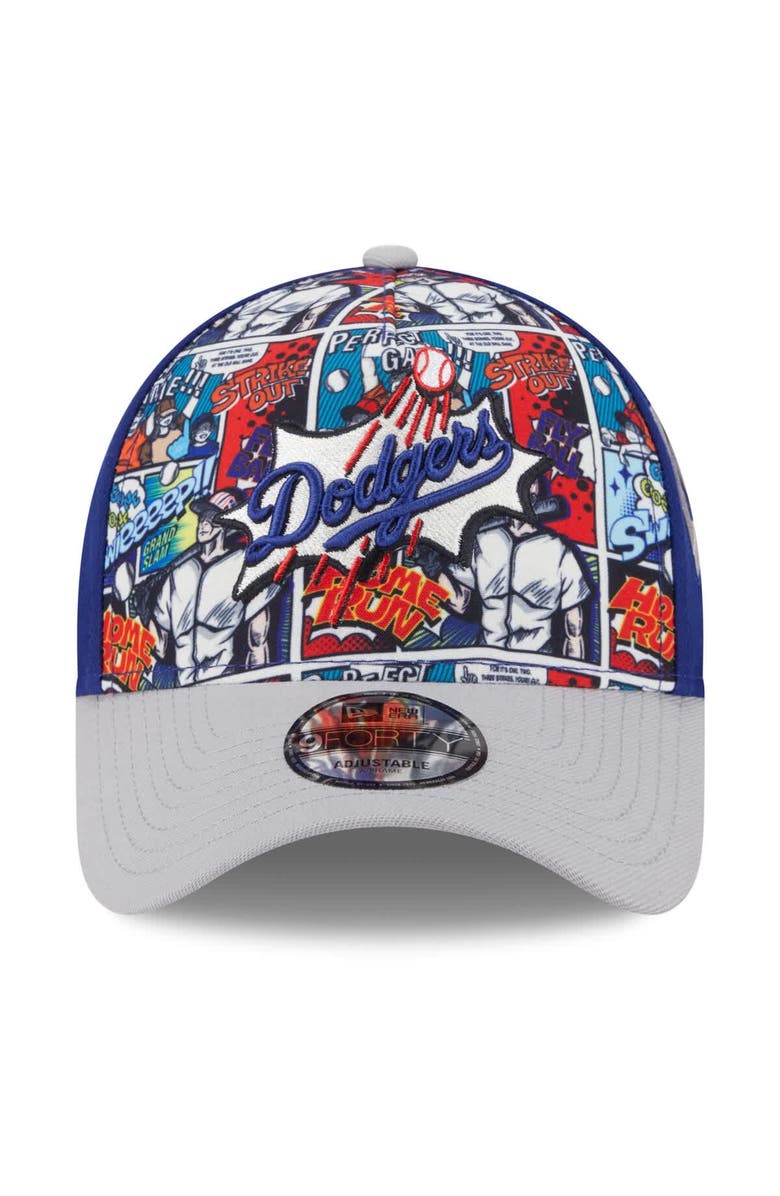 New Era Men's New Era Royal/Gray Los Angeles Dodgers 2025 MLB Diamond Hero Edition A-Frame 9FORTY Adjustable Hat, Alternate, color, Royal