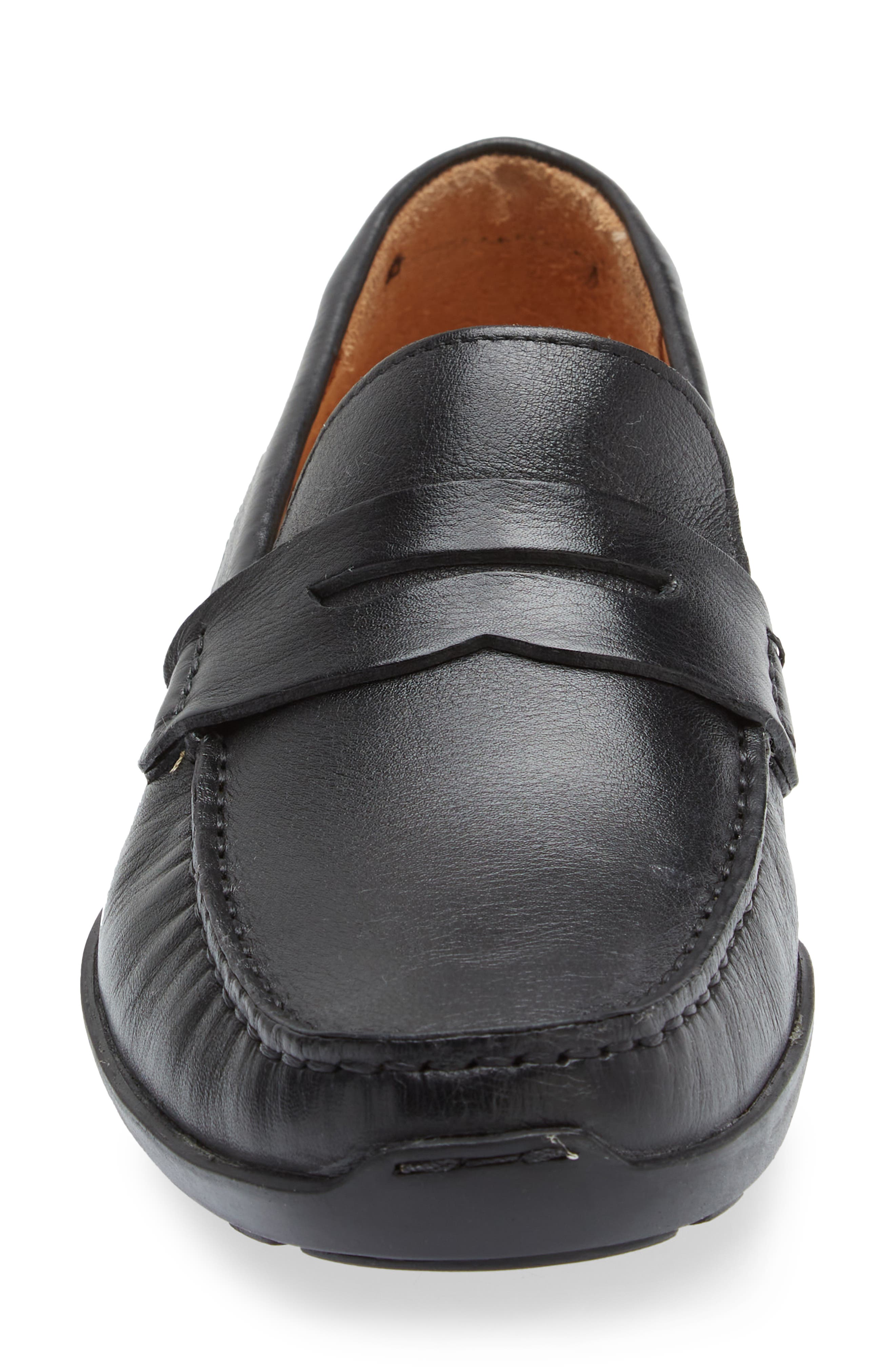 Samuel Hubbard Free Spirit Driver Loafer, Alternate, color, Black Leather