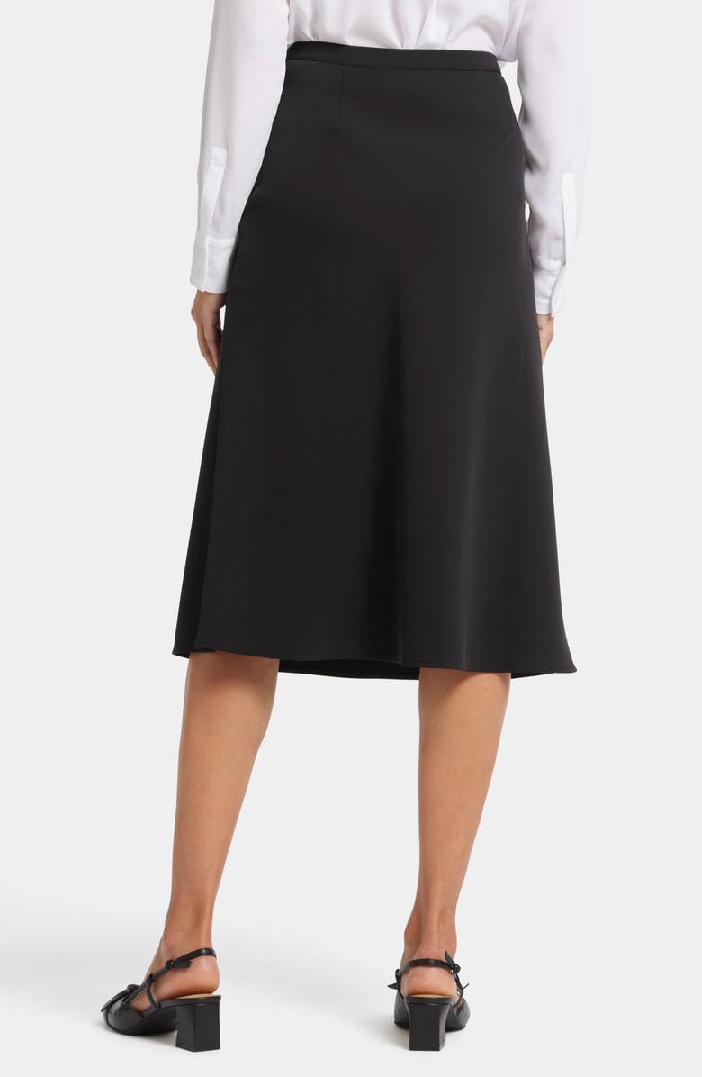 NYDJ Midi A-Line Skirt, Alternate, color, Black
