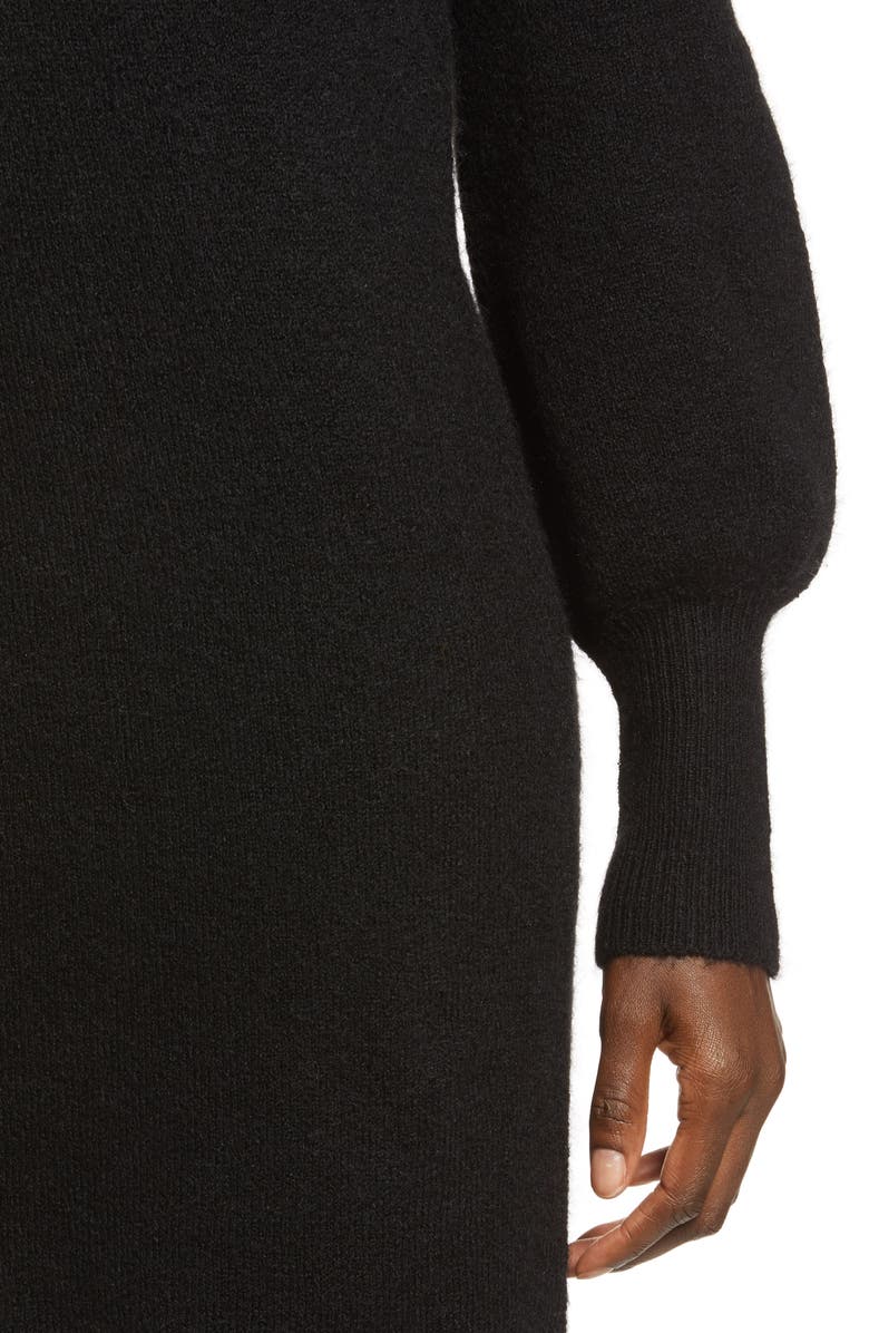 VERO MODA Simone Long Blouson Sleeve Sweater Dress, Alternate, color, 