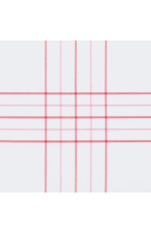 Matouk August Plaid Duvet Cover In Pink