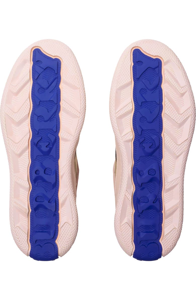 Burberry Leather and Check Terrace Sneakers, Alternate, color, Flora/Sand