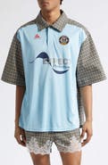 Martine Rose Mixed Media Oversize Polo
