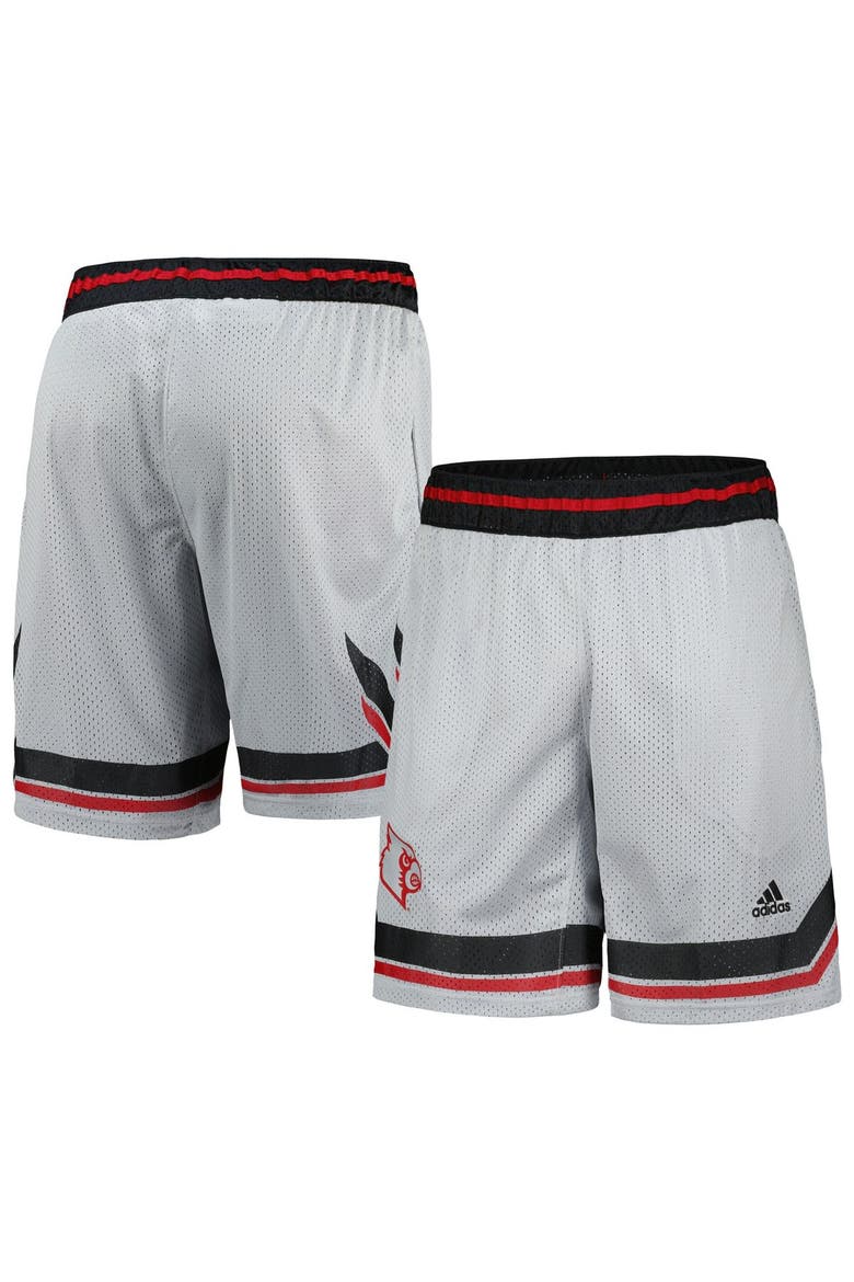 Men's adidas Gray Louisville Cardinals Swingman AEROREADY Basketball Shorts, Main, color, Gray