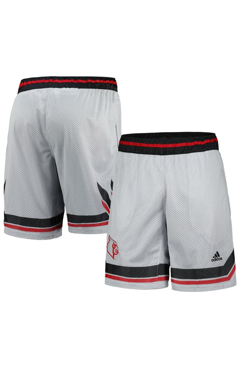 adidas Men's adidas Gray Louisville Cardinals Swingman AEROREADY Basketball Shorts, Main, color, Gray