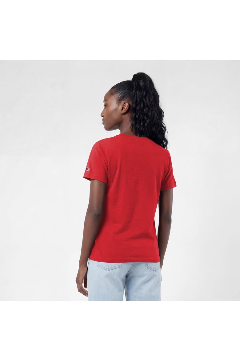 Women's Champion  Red Kansas City Chiefs Logo T-Shirt, Alternate, color, Red