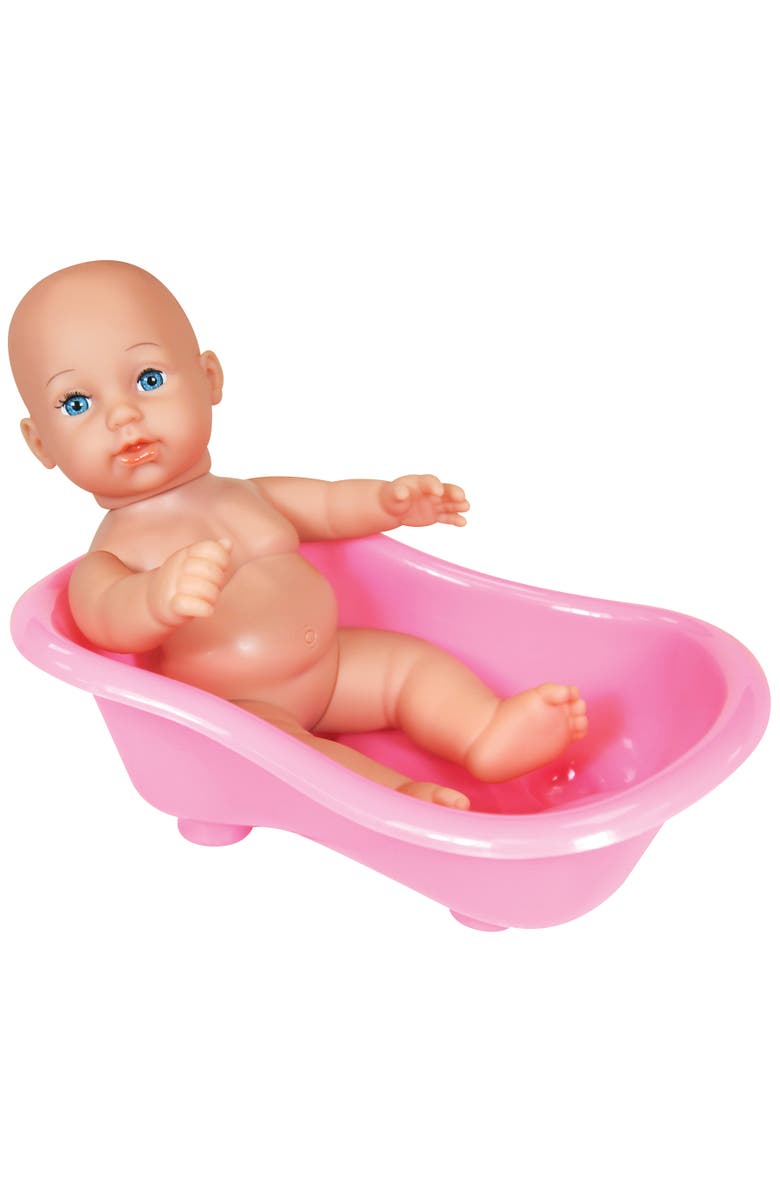 Lissi 11 Inch Bath Baby Doll Set, Pink Purple Unicorn Outfit & Hat, Accessories, Alternate, color, Multicolored