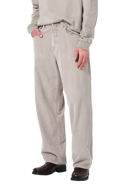 Fusion Corduroy Straight Leg Jeans (Pumice)