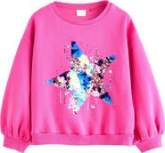NEXT Kids' Sequin Star Sweatshirt