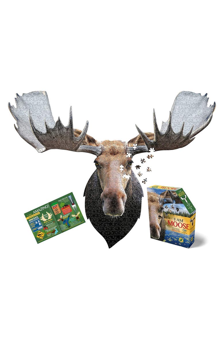 MOOSE 700 Piece Jigsaw Puzzle For Ages 10 and up, Main, color, Multicolored