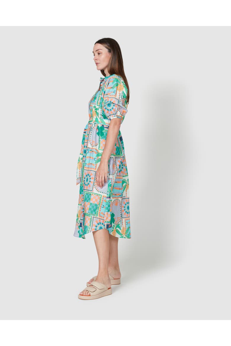 Berlin Shirt Dress, Alternate, color, Copacabana