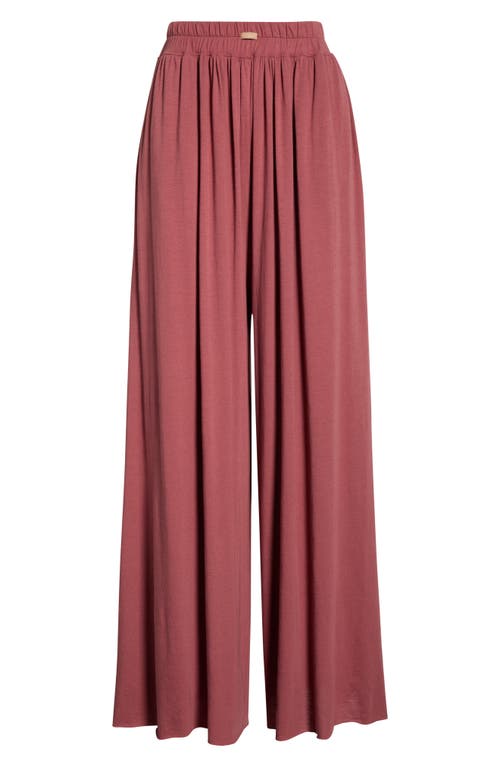 Lunya Organic Pima Wide Leg Lounge Pants In Pink