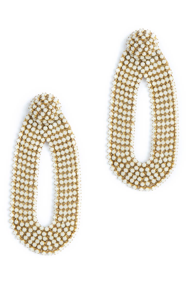 Bianca Earrings, Main, color, IVORY