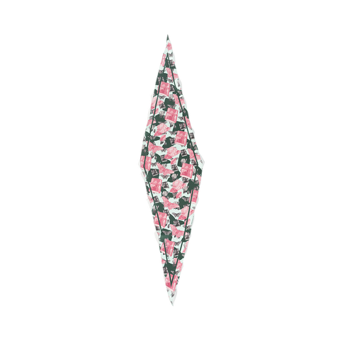 "Lady Butterfly" Silk Diamond Neckerchief