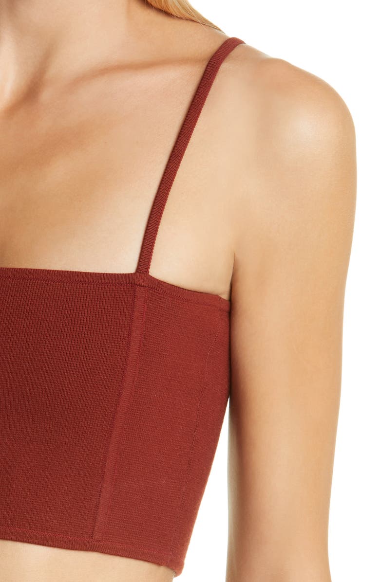 A.L.C. Winnie Crop Knit Camisole, Alternate, color, 