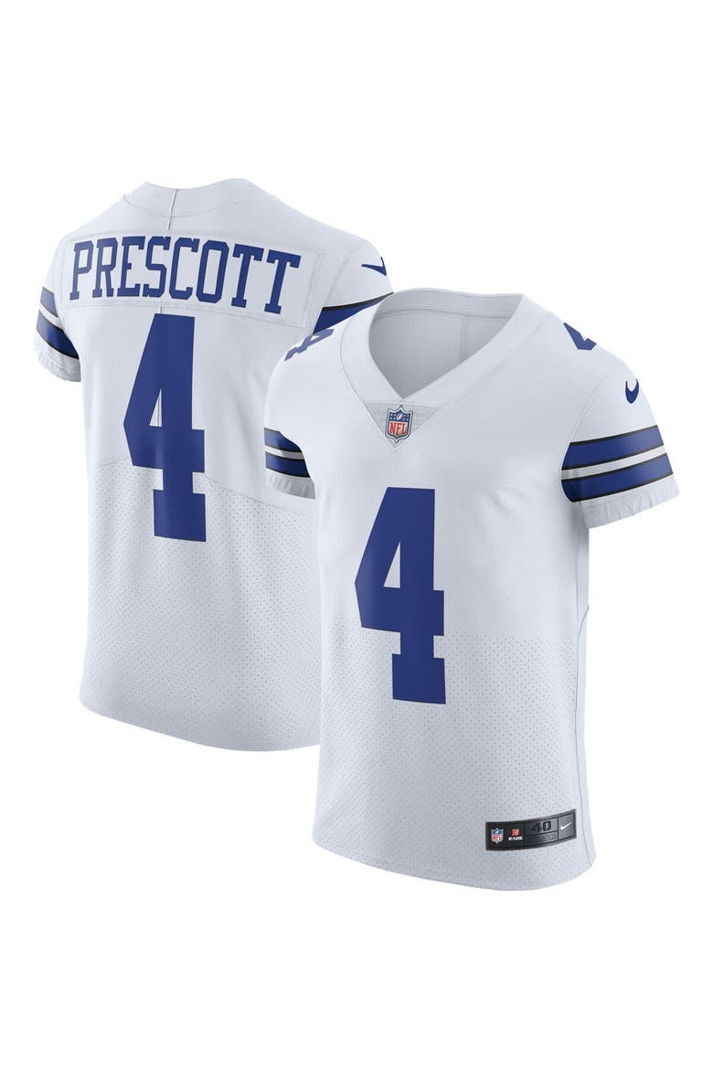 Men's Nike Dak Prescott White Dallas Cowboys Vapor Elite Player Jersey, Main, color, White