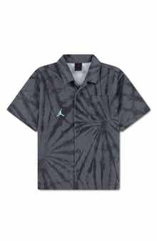 Kids' Tie Dye Mesh Button-Up Shirt