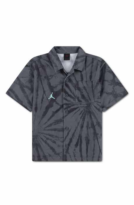 Kids' Tie Dye Mesh Button-Up Shirt