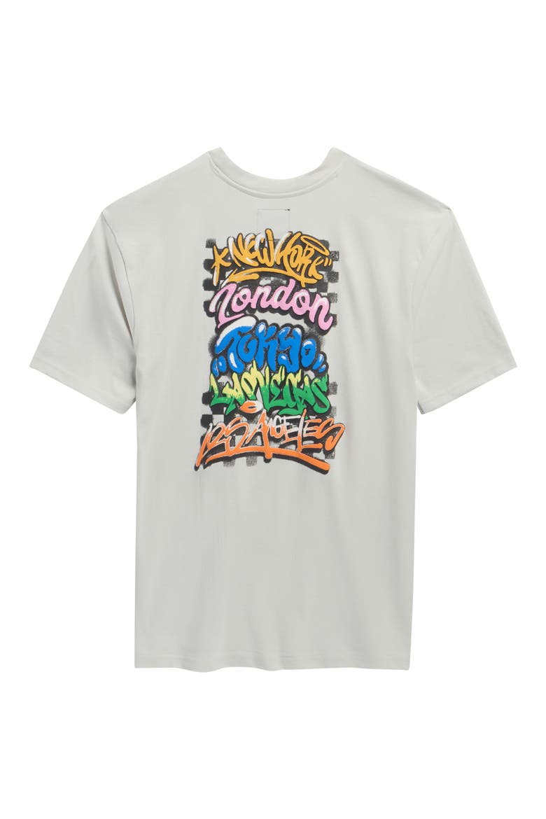 Kids' Polar Graphic T-Shirt, Alternate, color, OYSTER MUSHROOM/ CITY TAG
