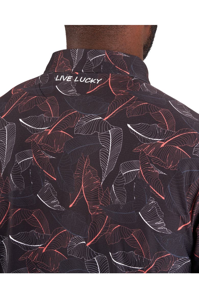 Tropical Luck Polo, Alternate, color, Black