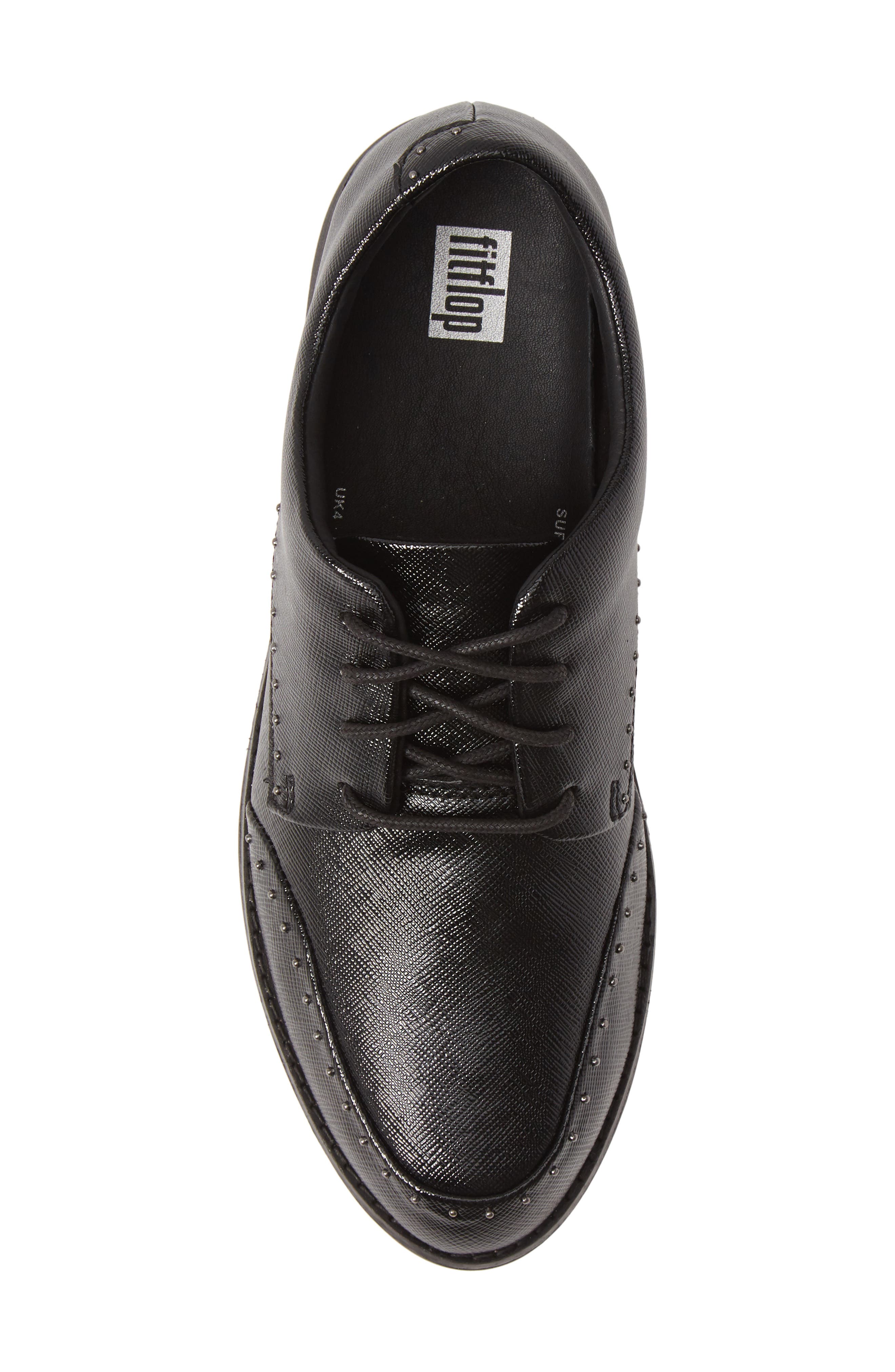 FitFlop Keely Studded Derby, Alternate, color, 