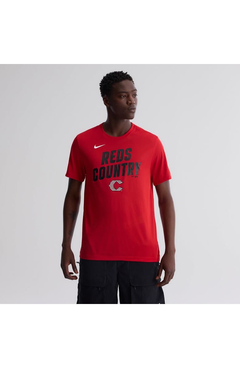 Nike Men's Nike Red Cincinnati Reds 2026 City Connect Team Phrase Script Dri-FIT T-Shirt, Main, color, Red
